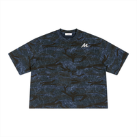 T-shirt unisexe coupe carrée à motif camouflage - No Limits