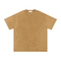 T-shirt oversize en coton à effet délavé « neige »