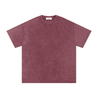 T-shirt oversize en coton à effet délavé « neige »