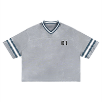 Jersey de football unisexe rayé à coupe ample - Gain