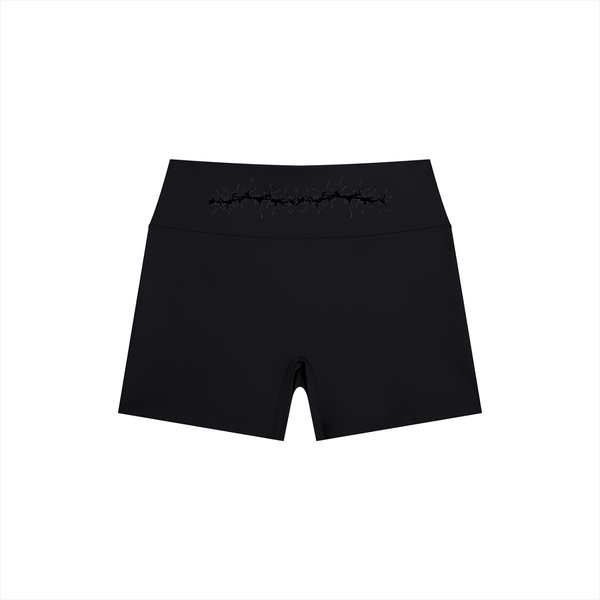 Short de yoga taille haute pour femme