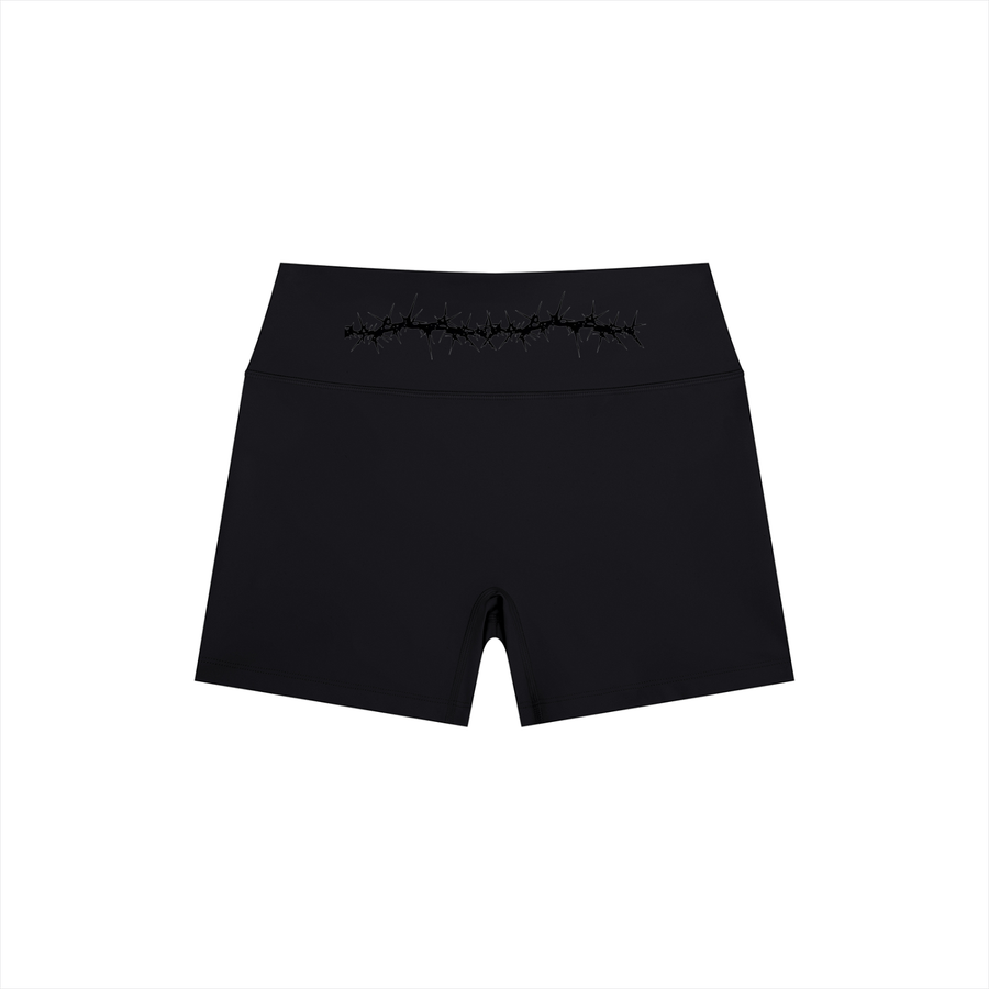 Short de yoga taille haute pour femme
